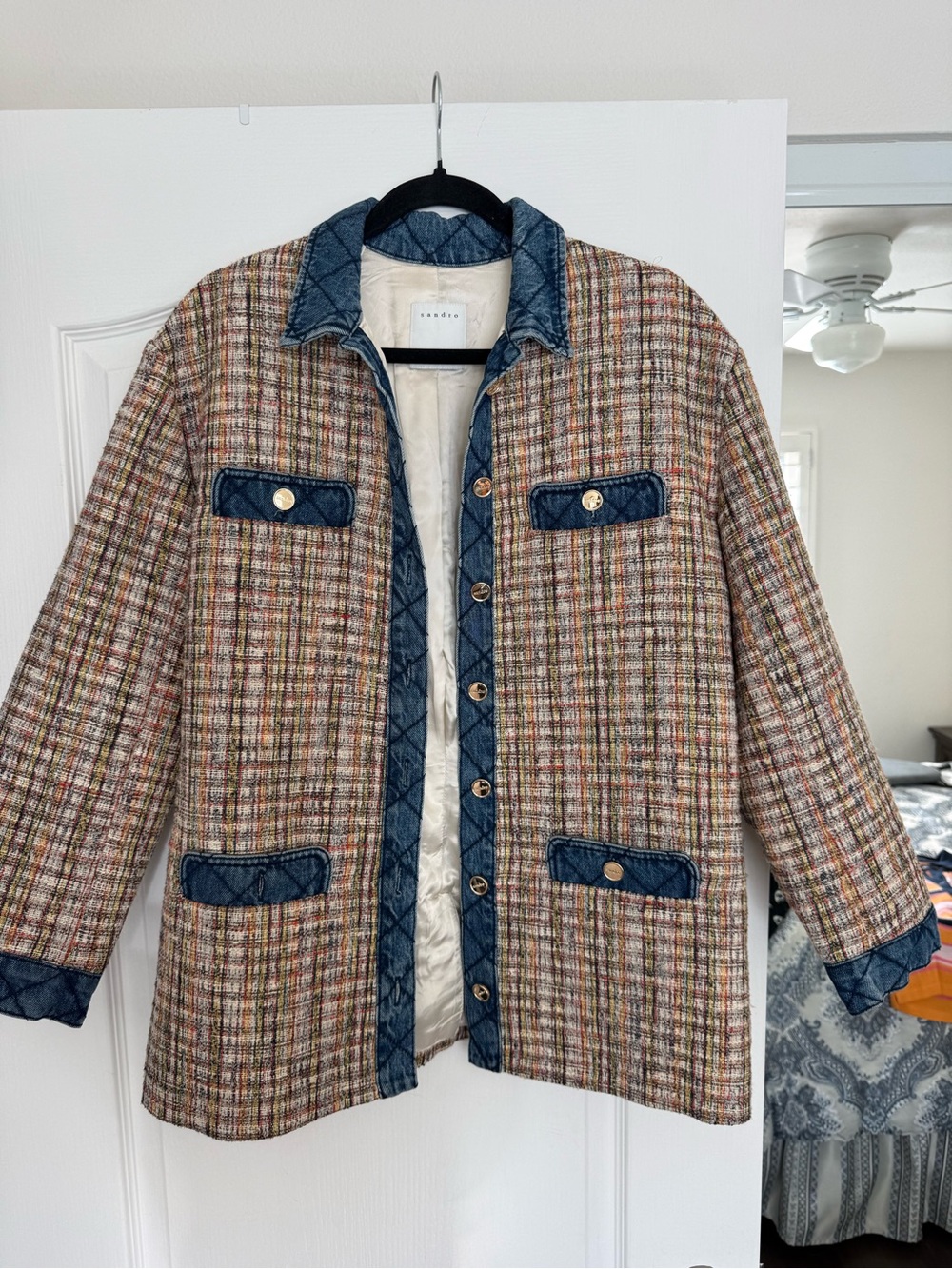 Sandro tweed jacket